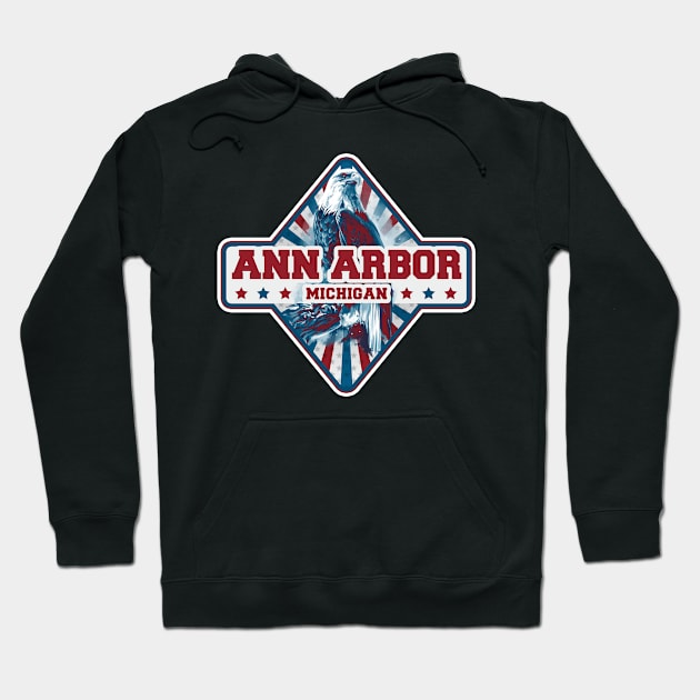 Ann Arbor city gift. Town in USA Hoodie by SerenityByAlex